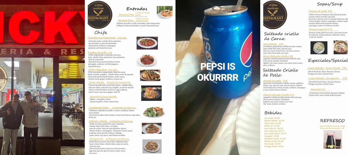 Nicky's by Fusion & Tradicion Menu