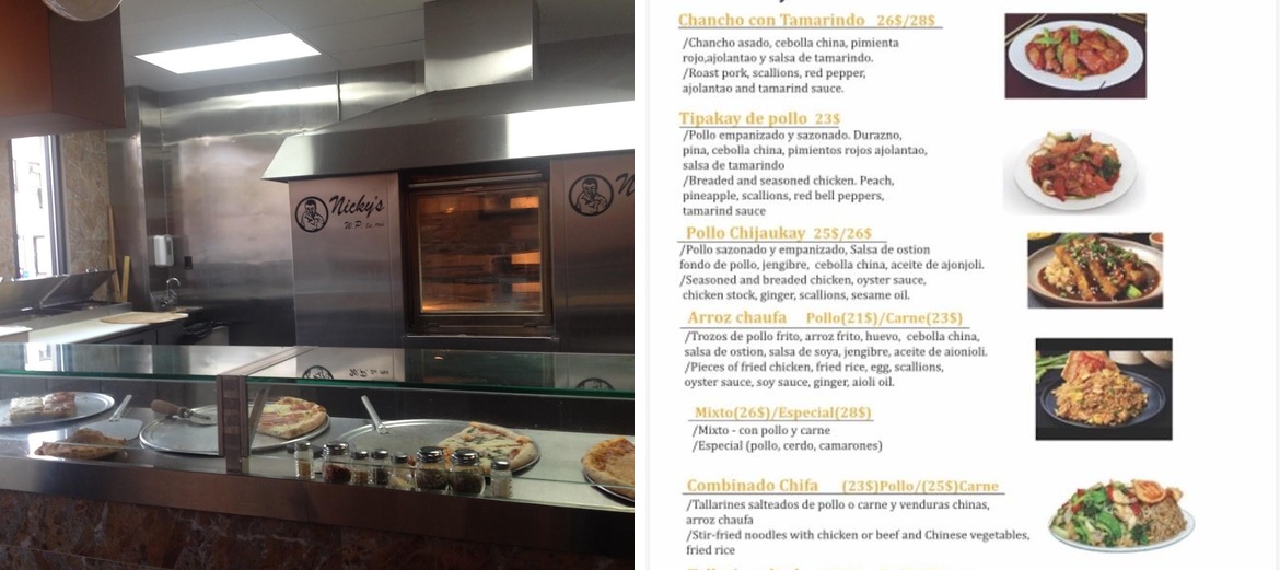 Nicky's by Fusion & Tradicion Menu